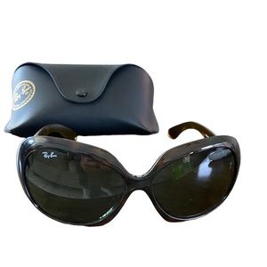 Ray Ban Women’s Jackie Ohh II Sunglasses RB 4098 710/71 3N With Case